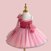 The Fuchsia Bloom: Showstopper Tulle Gown with Floral