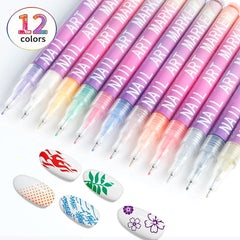 Vibrant Nail Art Markers